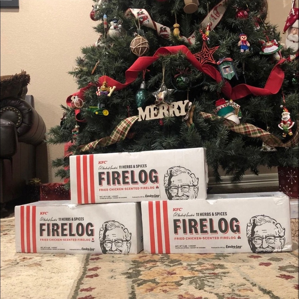 COPY - KFC Fried Chicken Scented Firelog Limited Edition